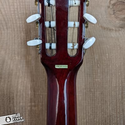 Hohner HG-13 Vintage Classical Acoustic Guitar Natural w/ Chipboard Case imagen 6