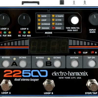 Electro Harmonix 22500 Dual Stereo Looper Guitar Pedal image 1