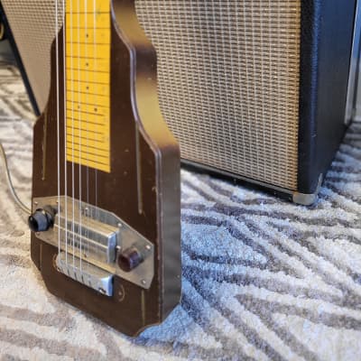 Harmony Lap Steel late 40s early 50s - brown/amber image 17