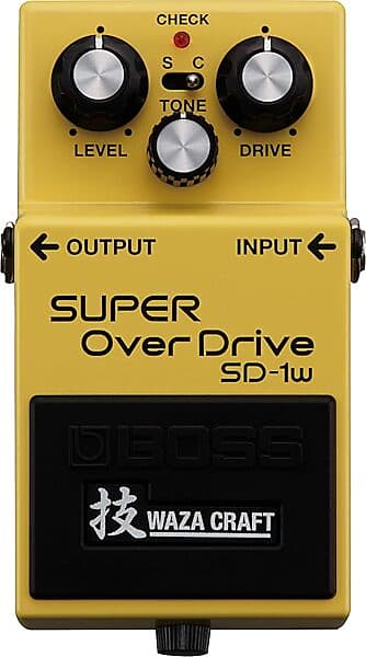 Boss SD-1W Super OverDrive Waza Craft 2015 - Present - Yellow | Reverb