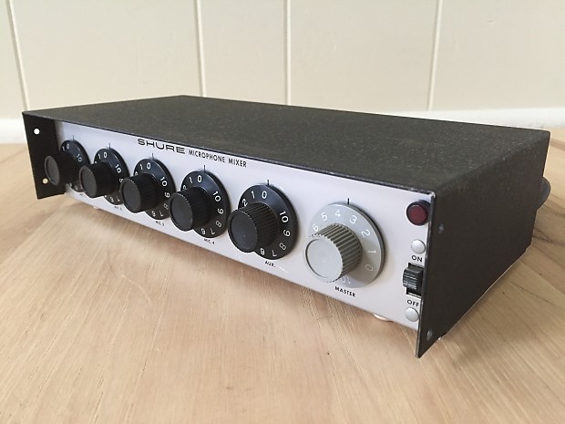 Vintage Shure M68FC 5 Channel Microphone Mixer *Preamp