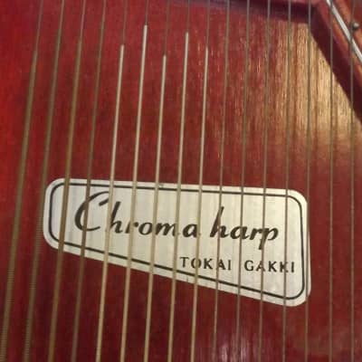 Tokai Gakki Chromaharp (Autoharp) 60's Maroon | Reverb