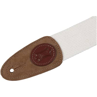 Levy's MSSC8U-002 2" Wide Natural Cotton Guitar Strap With Bird Design image 2