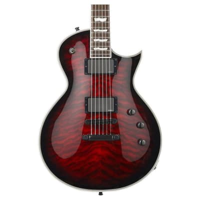 ESP E-II Eclipse QM Electric Guitar - See Thru Black Cherry Burst - B-Stock image 2