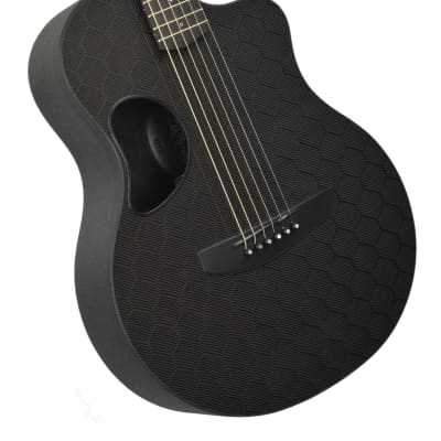 McPherson Touring Carbon Fiber Acoustic Guitar in Honeycomb Black 10009 image 7