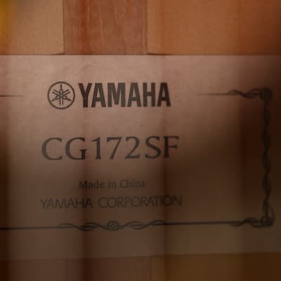 Yamaha CG172SF Nylon String Flamenco Guitar 2023 - Natural image 4