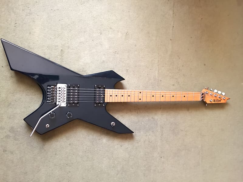 Killer KG-Stallion 1988 Black Akira Takasaki Model ESP made