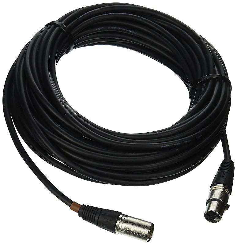 Chauvet DJ DMX3P50FT 3-pin/3-conductor DMX Cable - 50 foot | Reverb