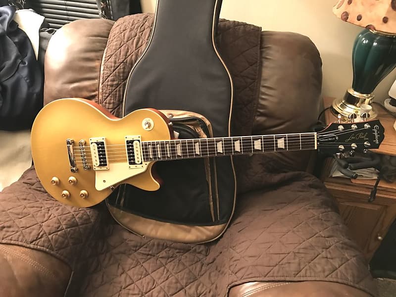 Epiphone les paul on sale traditional pro goldtop