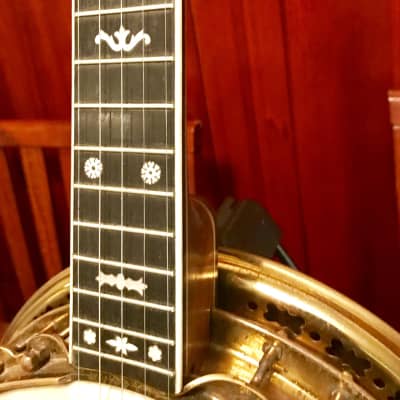 John Grey Custom Brazilian Rosewood resonator Five string banjo 1920,s image 2