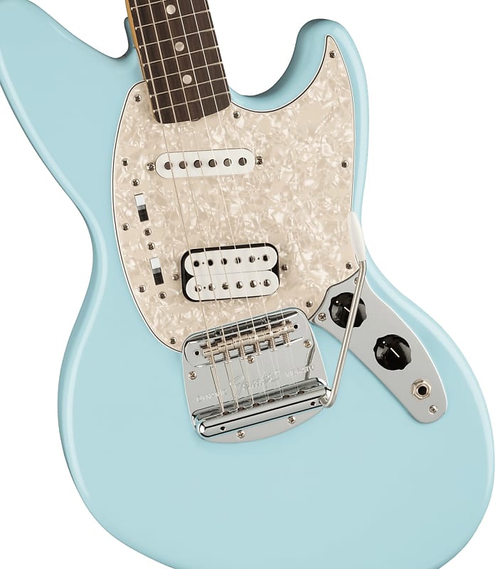 Fender Kurt Cobain Jag-Stang Electric Guitar Rosewood Fingerboard, Sonic Blue w/ Deluxe Gigbag image 1