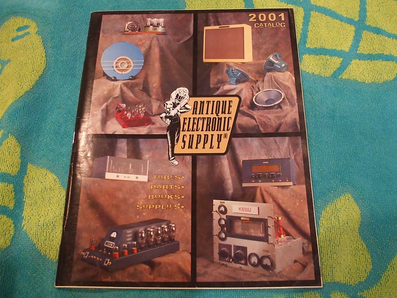 ANTIQUE ELECTRONIC SUPPLY 2001 catalog flyer tubes and more Reverb