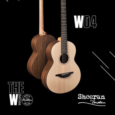 Sheeran by Lowden W-04 in Figured Walnut and Sitka Spruce for sale
