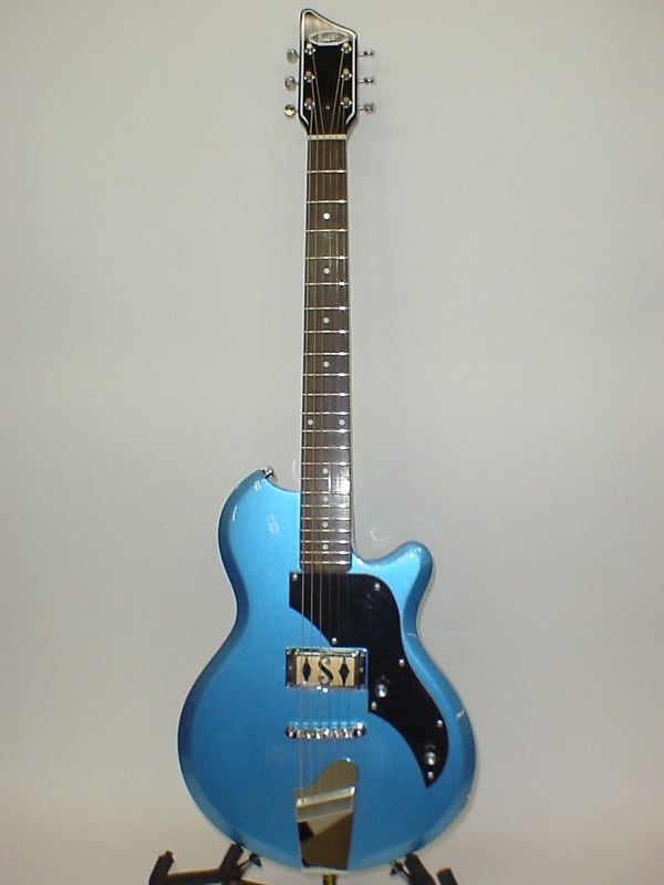 Supro 2010BM Island Series Jamesport Electric Guitar - Ocean Blue Metallic image 1