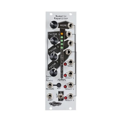 Noise Engineering Numeric Repetitor Eurorack Gate Sequencer Module (Silver) image 1