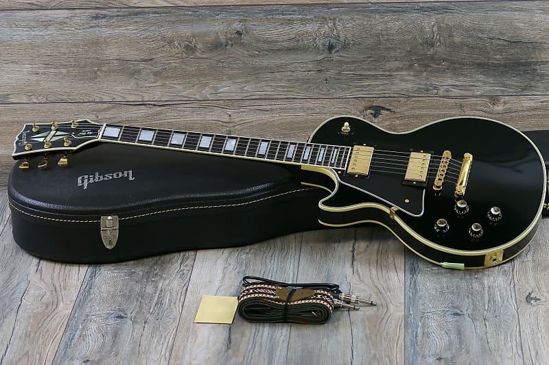 Unplayed! Vintage Gibson Les Paul Custom 1977 Ebony Black Ebony +