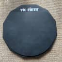 Vic Firth PAD12D Double-Sided Practice Pad - 12" 2010s - Black/Gray