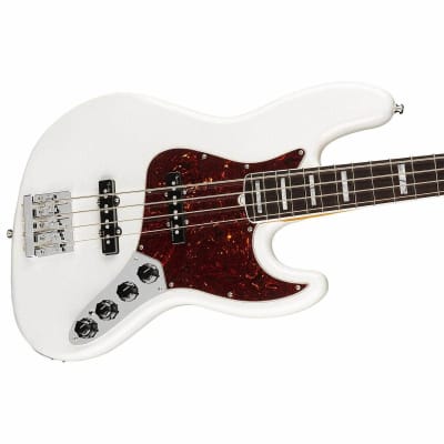 Fender American Ultra Jazz Bass Arctic Pearl Rosewood Fretboard (BF23) image 5
