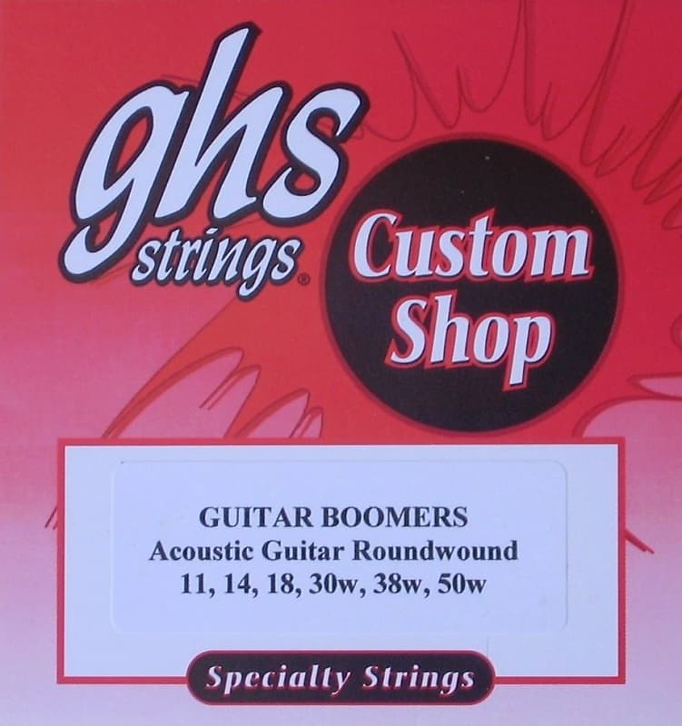 GHS Round Wound Custom Acoustic Guitar Strings Reverb UK