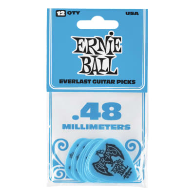 Ernie Ball .48mm Blue Everlast Picks (P09181) image 1