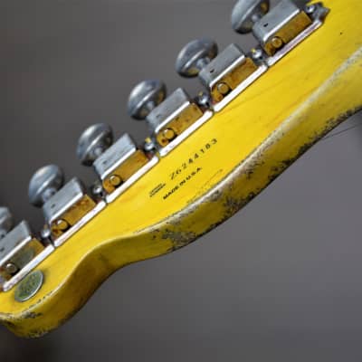 American Fender Telecaster Custom  Heavy Relic Green Sparkle image 15