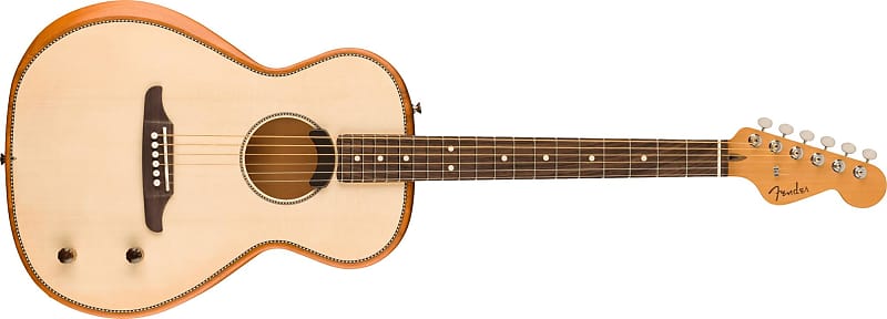 Fender Highway Series Parlor Natural Thinline Electro Acoustic Guitar