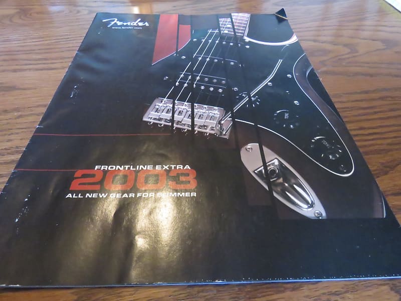 Fender Catalog Frontline Extra 2003 Reverb