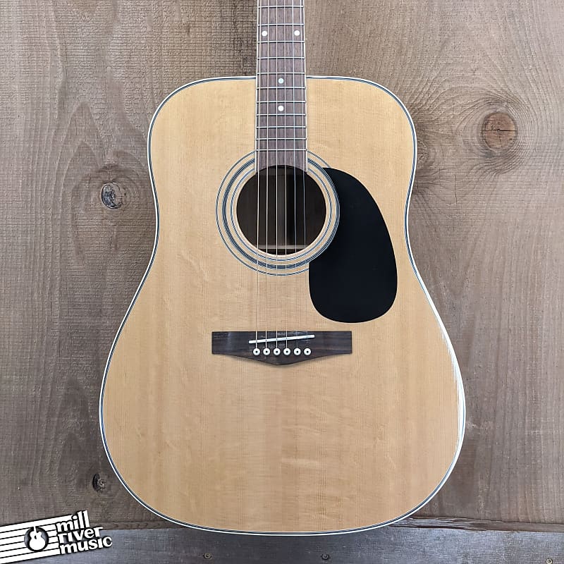 Unbranded Dreadnought Acoustic Guitar Natural image 1