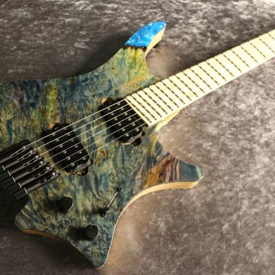 Strandberg Master Artist Series Boden J6 Sky Blue Resin / Burl