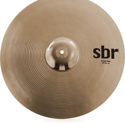 Sabian 18 inch SBR Crash Ride Cymbal Bundle with Sabian 16 inch