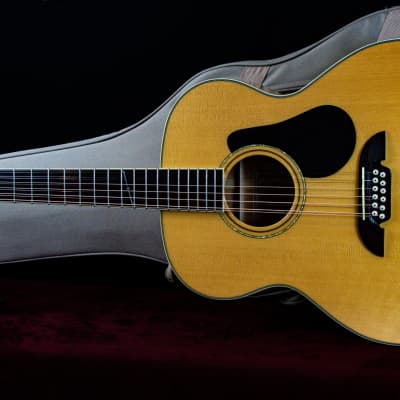 Alvarez AJ-60S/12N Jumbo 12 String Guitar /Hygrometer Case for sale