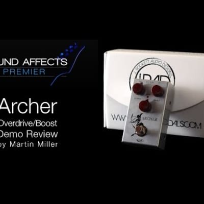 J Rockett Archer Overdrive / Boost Guitar Effects Pedal image 5