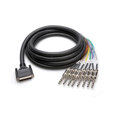 DB25 to 8-1/4 Inch Bal. Snake Cable 4m-Mackie HDR/SDR image 1
