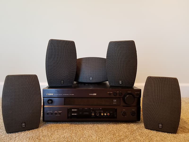 Yamaha NSA426 Speaker System (Set of 5) w/ HTR5280 AV Reverb