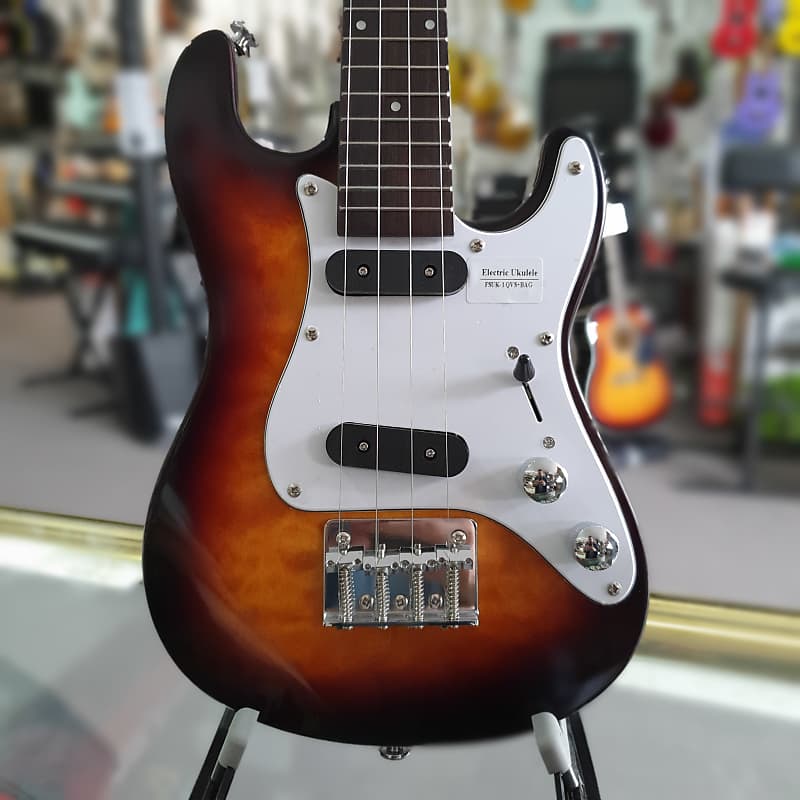 Vorson 'ST' Style Solid Body Tenor Electric Ukulele in Reverb