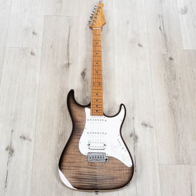 Suhr Standard Plus Guitar, Roasted Maple Fretboard, Trans Charcoal Burst image 14