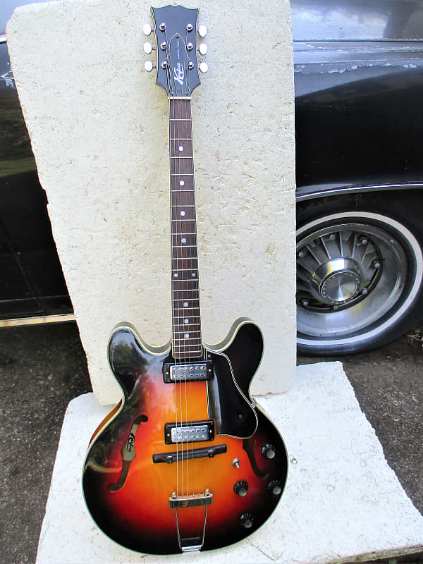 Kapa  Series 500 Guitar, 1960's,  Sunburst, 2 P.U.'s, Clean image 1