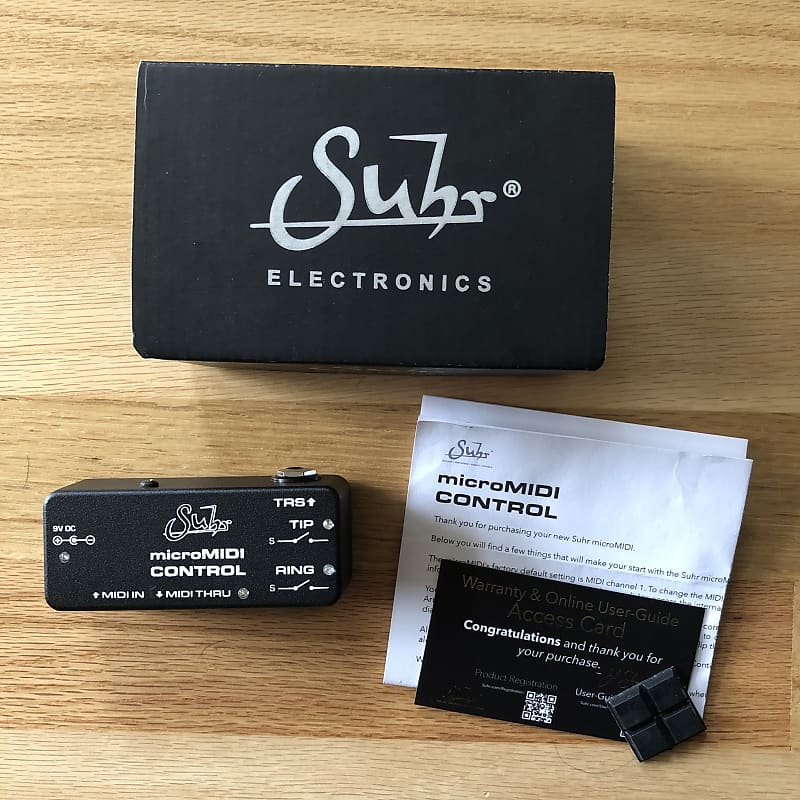 Suhr microMIDI Control + TRS Yケーブル
