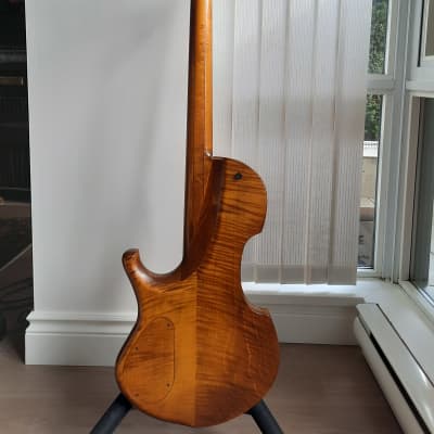 MARLEAUX CONTRA 4 STRING SEMI ACOUSTIC BASS GUITAR NOV/2019 OLD VIOLIN, AGED image 2