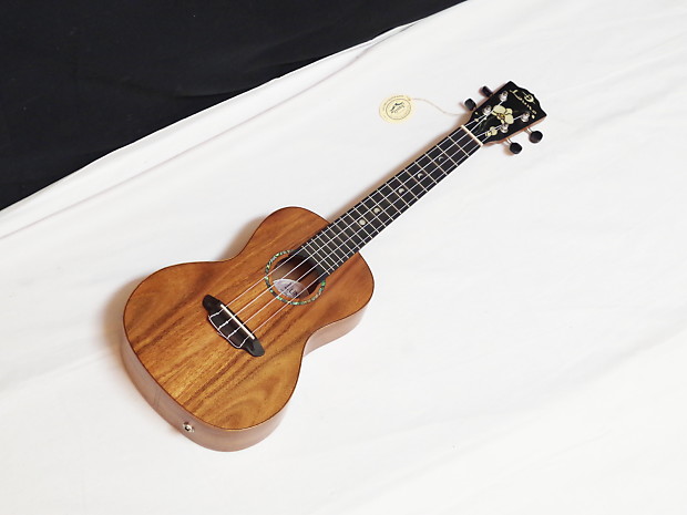LUNA Orchid concert Ukulele UKE All SOLID Koa new w GIG BAG Grover Tuners Reverb