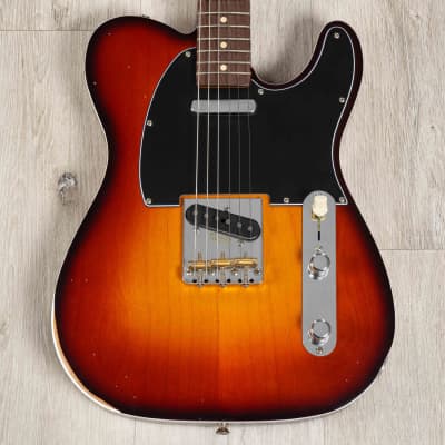 Fender Jason Isbell Custom Telecaster Guitar, Rosewood, 3-Color Chocolate Burst for sale