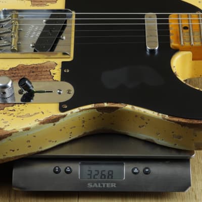 Fender Custom Shop 52 Tele Super Heavy Relic Aged Nocaster Blonde R130263 image 5