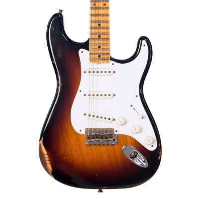 Fender Custom Shop Limited Edition 70th Anniversary 1954 Stratocaster Relic - Wide Fade 2 Tone Sunburst - Electric Guitar NEW! image 1