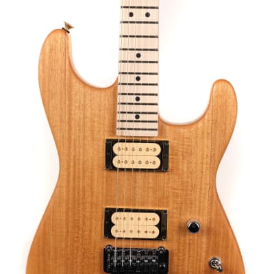 Charvel Custom Shop San Dimas Mahogany Floyd Rose Natural Oil Finish image 4