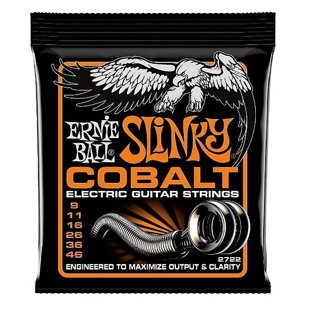 Ernie Ball 2722 Cobalt Hybrid Slinky Electric Guitar Strings, .009 - .046 image 1