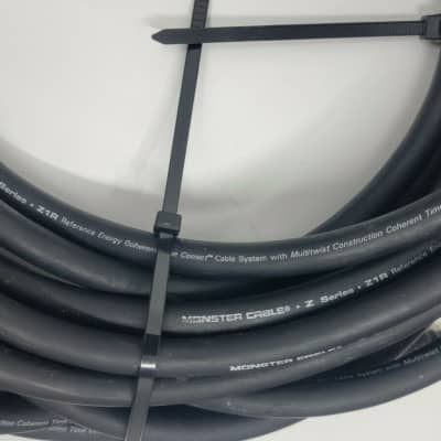 Monster Cable Z Series Z1R Reference cable. 35 feet Very Good Condition image 6