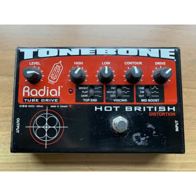 ギター Radial Tonebone Hot British Distortion RADIAL TONEBONE HOT BRITISH Distortion / Drive Pedal Tested