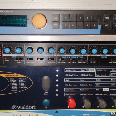 Novation Bass station rack analog 90's synth-Restored!