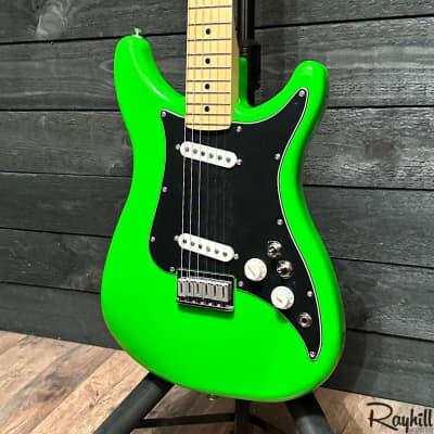 Fender Player Lead II Maple Fingerboard Neon Green MIM Electric Guitar image 3