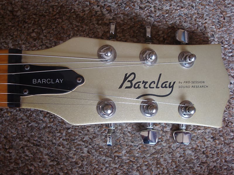 Barclay by Pro Session Sound Research Double Cutaway Gold 1990's